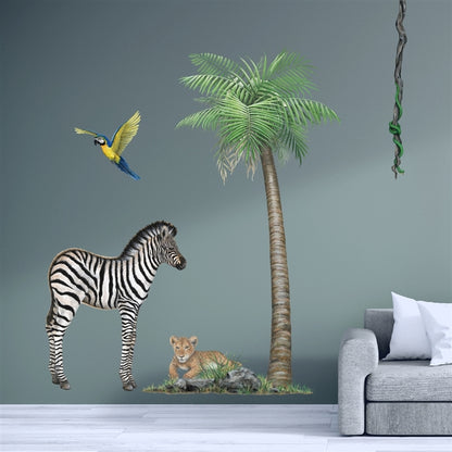 Palm Tree Wall Decal  (Small - 36 in. x 72 in.)