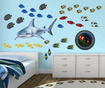 Load image into Gallery viewer, Shark Wall Decal (40 in. x 20 in.)
