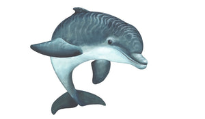 Playful Baby Dolphins Wall Decal (35 in. x 20 in.)